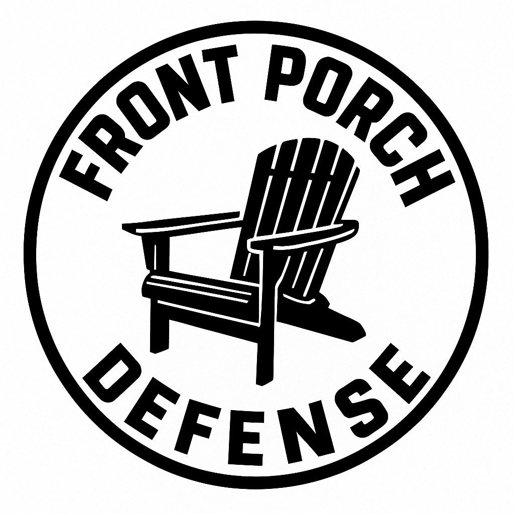 Front Porch Defense 3" Sticker - 3pk
