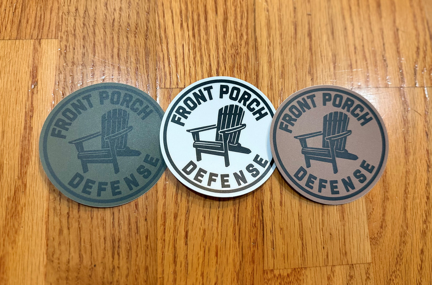 Front Porch Defense 3" Sticker - 3pk