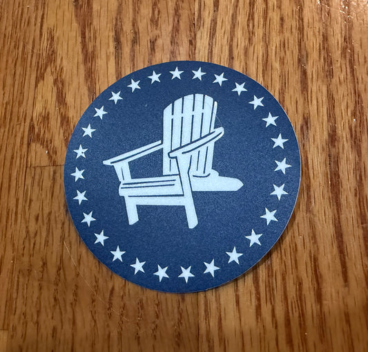 Front Porch Defense 3" Sticker - Stars