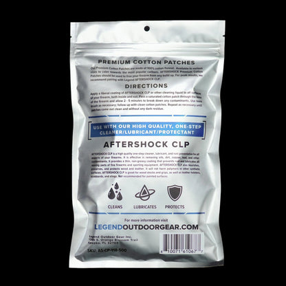 AFTERSHOCK COTTON PATCHES 1-1/8" 500CT