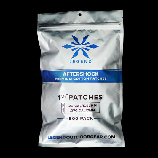 AFTERSHOCK COTTON PATCHES 1-1/8" 500CT